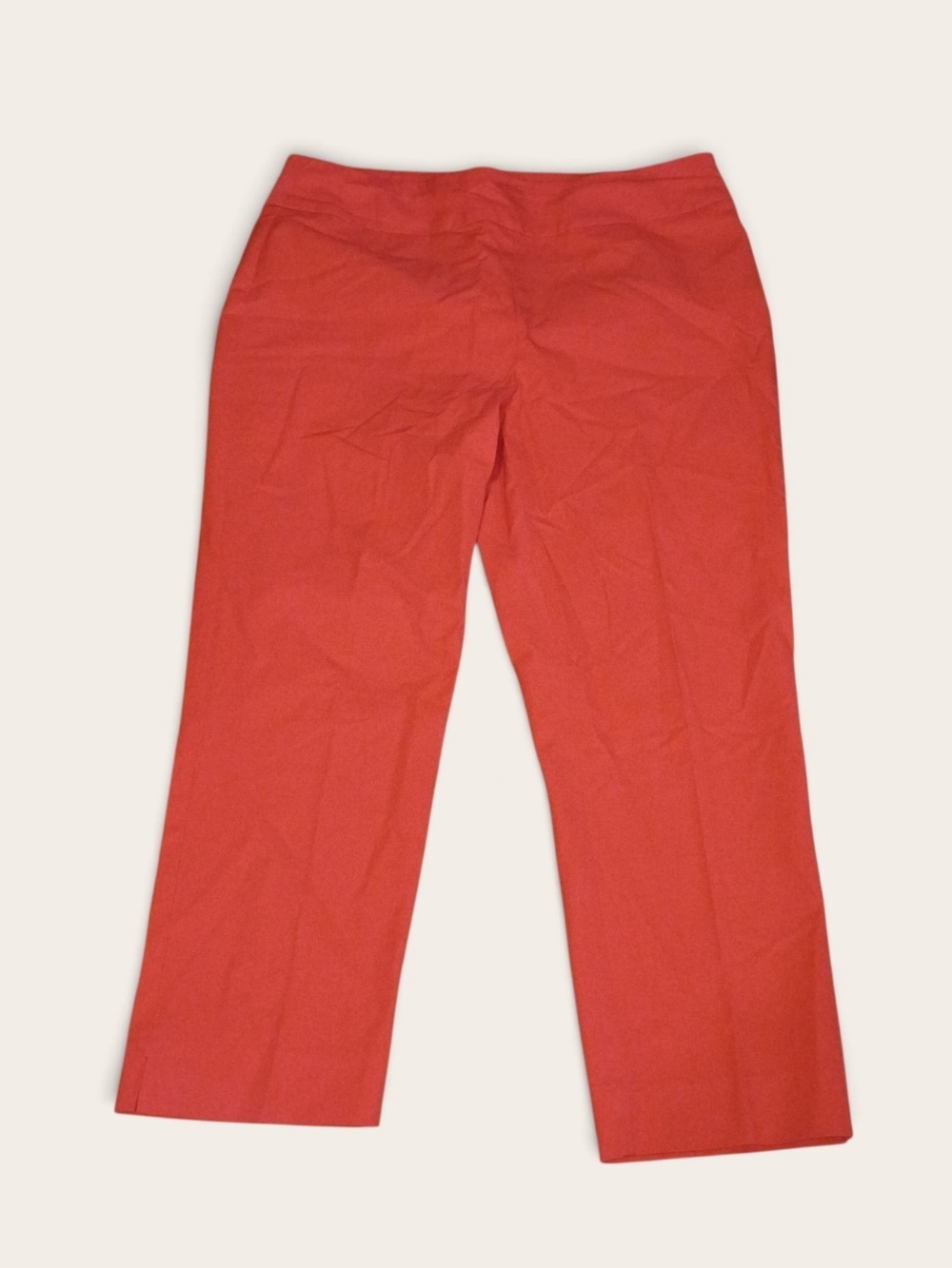 Chico's Coral-Red Straight Leg Pants